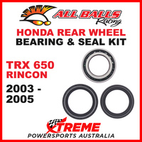 ALL BALLS 25-1480 REAR WHEEL BEARING KIT HONDA TRX650 RINCON 2003-2005