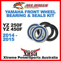 Front Wheel Bearing Kit YZ YZF 250F 450F YZ250F YZ450F 14-2015, All Balls 25-1482