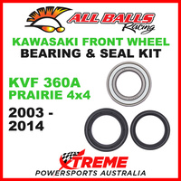 25-1497 ATV FRONT WHEEL BEARING KIT KAWASAKI KVF360A PRAIRIE 4x4 2003-2014