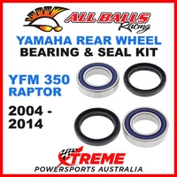 ALL BALLS 25-1508 Yamaha YFM 350 Raptor 2004-2014 Rear Wheel Bearing Kit