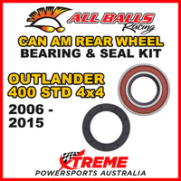 25-1516 ATV FRONT WHEEL BEARING KIT CAN AM OUTLANDER 400 STD 4x4 2006-2015