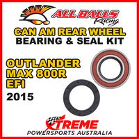 25-1516 ATV REAR WHEEL BEARING KIT CAN AM OUTLANDER MAX 800R EFI 2015