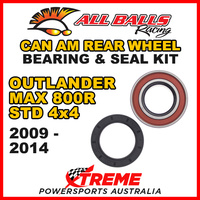 25-1516 ATV REAR WHEEL BEARING KIT CAN AM OUTLANDER MAX 800R STD 4X4 2009-2014