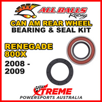 25-1516 ATV REAR WHEEL BEARING KIT CAN AM RENEGADE 800X 2008-2009