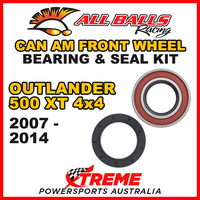 25-1516 ATV FRONT WHEEL BEARING KIT CAN-AM OUTLANDER 500 XT 4X4 2007-2014