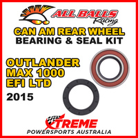 25-1516 ATV REAR WHEEL BEARING KIT CAN AM OUTLANDER MAX 1000 EFI LTD 2015