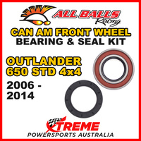 25-1516 ATV FRONT WHEEL BEARING KIT CAN-AM OUTLANDER 650 STD 4X4 2006-2014