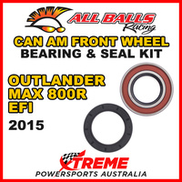 25-1516 ATV FRONT WHEEL BEARING KIT CAN AM OUTLANDER MAX 800R EFI 2015