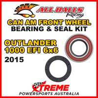 ALL BALLS 25-1516 ATV FRONT WHEEL BEARING KIT CAN AM OUTLANDER 1000 EFI 6X6 2015