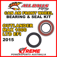 25-1516 ATV FRONT WHEEL BEARING KIT CAN AM OUTLANDER MAX 1000 EFI LTD 2015