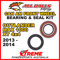 25-1516 ATV FRONT WHEEL BEARING KIT CAN AM OUTLANDER MAX 1000 XT 4X4 2013-2014