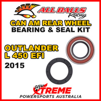 25-1516 ATV REAR WHEEL BEARING KIT CAN AM OUTLANDER L450 L 450 2015