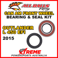 25-1516 ATV FRONT WHEEL BEARING KIT CAN-AM OUTLANDER L 450 EFI 2015