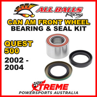 ALL BALLS 25-1519 ATV FRONT WHEEL BEARING KIT CAN AM QUEST 500 2002-2004