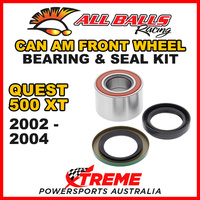 ALL BALLS 25-1519 ATV FRONT WHEEL BEARING KIT CAN AM QUEST 500 XT 2002-2004