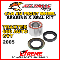 ALL BALLS 25-1519 ATV FRONT WHEEL BEARING KIT CAN AM TRAXTER 650 AUTO CVT 2005