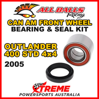 25-1520 ATV FRONT WHEEL BEARING KIT CAN-AM CAN AM OUTLANDER 400 STD 4x4 2005