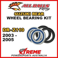 MX Rear Wheel Bearing Kit For Suzuki DRZ110 DR-Z110 2003-2005 Moto, All Balls 25-1400