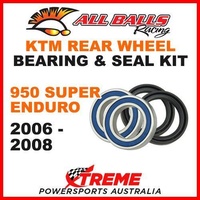 MX Rear Wheel Bearing Kit KTM 950 Super Enduro 950cc 2006-2008 Off Road, All Balls 25-1533