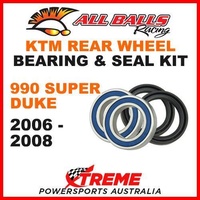 MX Rear Wheel Bearing Kit KTM 990 Super DUKE SuperDUKE 990cc 2006-2008, All Balls 25-1533