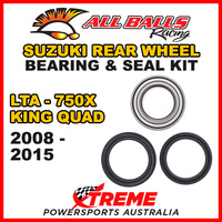 ALL BALLS 25-1537 ATV REAR WHEEL BEARING KIT For Suzuki LTA-750X KING QUAD 2008-2015