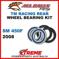 Rear Wheel Bearing Kit TM Racing SM450F SM 450F SMF450 2008 Moto, All Balls 25-1548