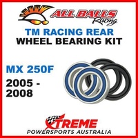 Rear Wheel Bearing Kit TM Racing MX250F MX 250F MXF250 2005-2008, All Balls 25-1548