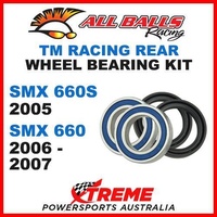 Rear Wheel Bearing Kit TM SMX660S 2005 & SMX660 SMX 660 2006-2007, All Balls 25-1550