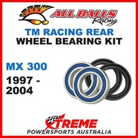 Rear Wheel Bearing Kit TM Racing MX300 MX 300 300cc 1997-2004, All Balls 25-1550