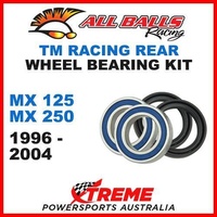 Rear Wheel Bearing Kit TM Racing MX125 MX250 MX 125 250 1996-2004, All Balls 25-1550