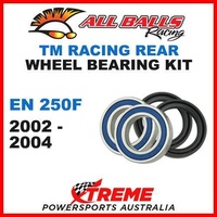 Rear Wheel Bearing Kit TM Racing EN250F EN 250F ENF250 2002-2004, All Balls 25-1550