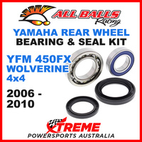 ALL BALLS 25-1567 ATV REAR WHEEL BEARING KIT YAMAHA YFM450FX WOLVERINE 2006-2010