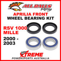 All Balls 25-1569 Aprilia RSV 1000 Mille 2000-2003 Front Wheel Bearing Kit