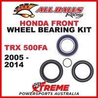 Front Wheel Bearing Kit Honda ATV TRX500FA TRX 500FA 2005-2014, All Balls 25-1572