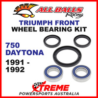 All Balls 25-1584 Triumph 750 Daytona 1991-1992 Front Wheel Bearing Kit