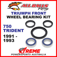 All Balls 25-1584 Triumph 750 Trident 1991-1993 Front Wheel Bearing Kit