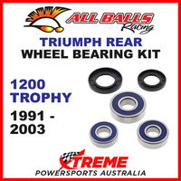 All Balls 25-1586 Triumph 1200 Trophy 1991-2003 Rear Wheel Bearing Kit