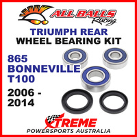 All Balls 25-1587 Triumph 865 Bonneville T100 2006-2014 Rear Wheel Bearing Kit