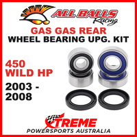 All Balls 25-1635 Gas Gas 450 Wild HP 2003-2008 Rear Wheel Bearing Upgrade Kit