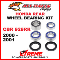 All Balls 25-1657 Honda CBR929RR CBR 929RR 2000-2001 Rear Wheel Bearing Kit