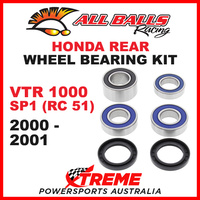 All Balls 25-1657 Honda VTR1000 SP1 RC51 2000-2001 Rear Wheel Bearing Kit