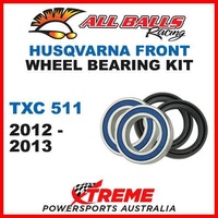 MX Front Wheel Bearing Kit Husqvarna TXC511 TXC 511 2012-2013, All Balls 25-1661