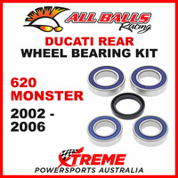 All Balls 25-1668 Ducati 620 Monster 2002-2006 Rear Wheel Bearing Kit