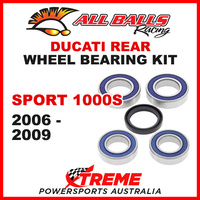 All Balls 25-1668 Ducati Sport 1000 S 2006-2009 Rear Wheel Bearing Kit