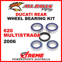 All Balls 25-1668 Ducati 620 Multistrada 2006 Rear Wheel Bearing Kit