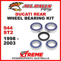 All Balls 25-1668 Ducati 944 ST2 1998-2003 Rear Wheel Bearing Kit