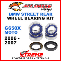 All Balls 25-1673 BMW G650X G 650X 2006-2007 Rear Wheel Bearing Kit