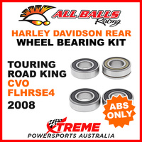 25-1692 HD Touring Road King CVO FLHRSE4 2008 Rear Wheel Bearings ABS