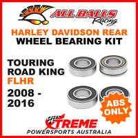 25-1692 HD Touring Road King FLHR 2008-2016 Rear Wheel Bearings ABS