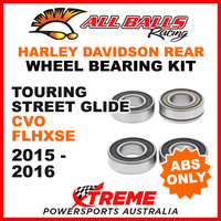 25-1692 HD Touring Street Glide CVO FLHXSE 2015-2016 Rear Wheel Bearings ABS